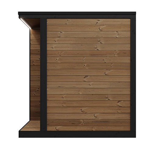 SaunaLife GL4 Outdoor 4 Person Sauna Kit Garden Luxury-Series